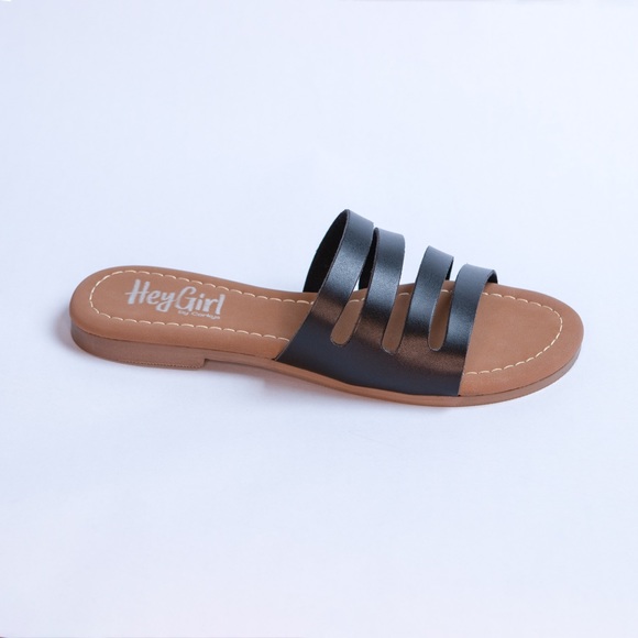 Black Jump In Sandals - Corkys